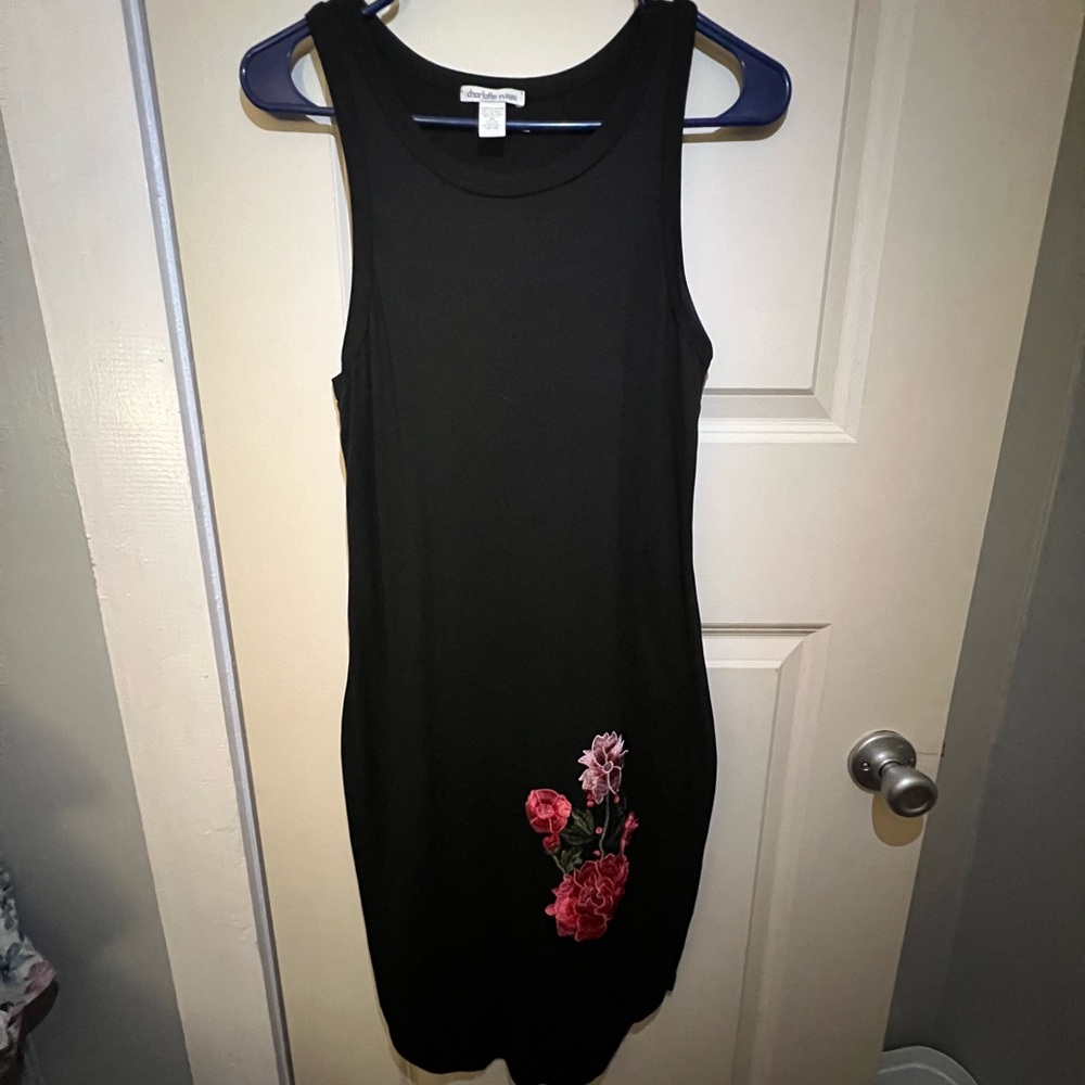 Charlotte Russe Black and Red Sheath Mini Dress